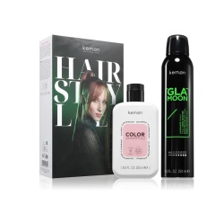 Set Kemon: Styling Glamoon Shine, Hair Spray, Shine, 250 ml