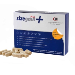 Sizegain, Sizegain Plus, Increase Male Virility & Sexual Potency, Capsules, 30 capsules