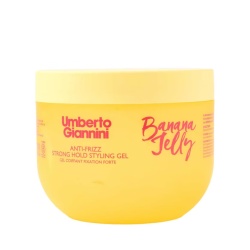 Umberto Giannini, Banana Jelly, Gel de coafat, Anti-Frizz & Curl Definition, Puternic, 475 ml
