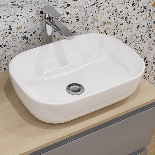 Lavoar pentru blat rectangular Cersanit Moduo 50 cm