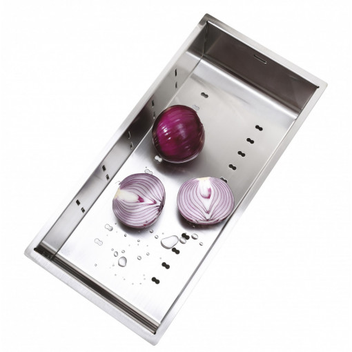 Scurgator INOX Tip Tavita Perforata pentru chiuveta 420*200*85mm sau 400*200*85mm