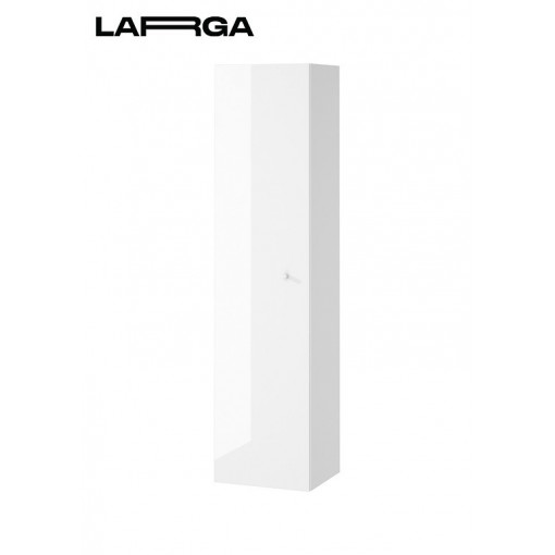 Dulap suspendat tip coloana Larga Cersanit 160 x39.4 cm alb