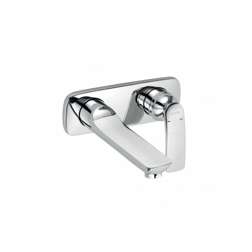 Baterie pentru lavoar monocomanda cu montaj incastrat Kludi Balance crom, 18.5 cm