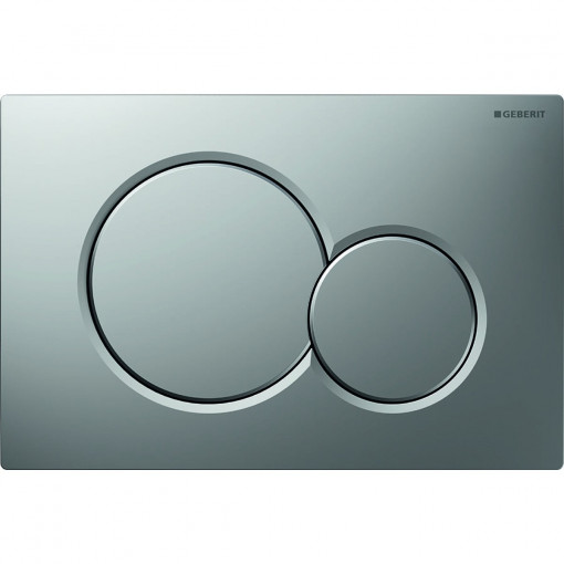 Clapeta cu dubla actionare Geberit Sigma01, crom mat easy to clean