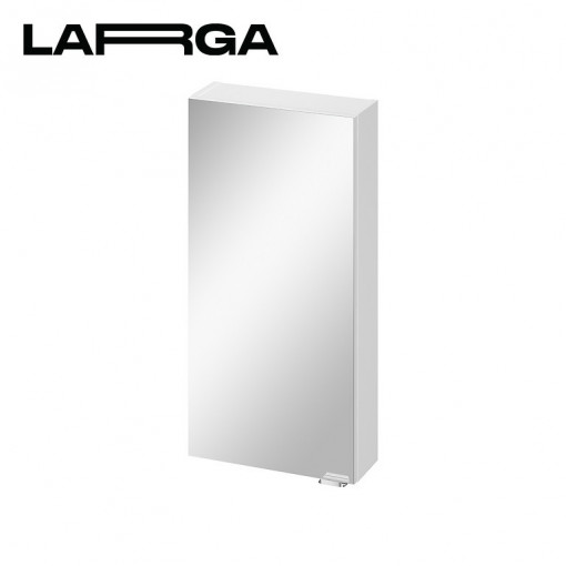 Dulap cu oglinda Cersanit Larga, 40x80 cm alb