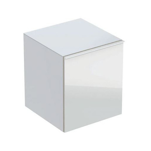 Mobilier mic suspendat 45 cm Geberit Acanto alb, cu un sertar
