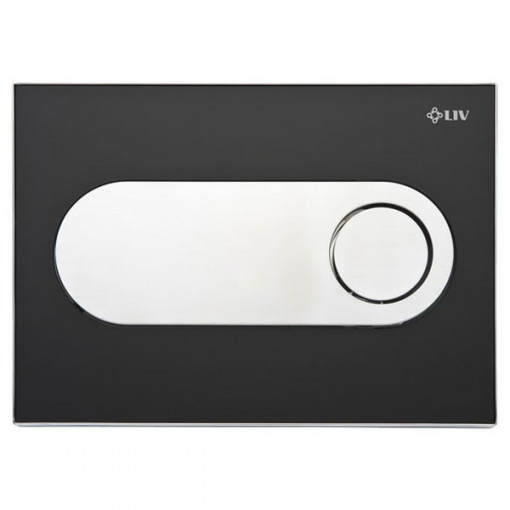 Clapeta de actionare FluidMaster Liv Zircon- neagra