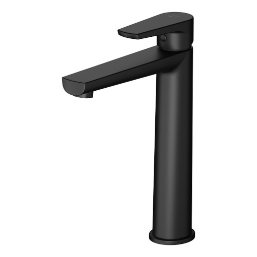 Baterie inalta pentru lavoar cu montaj pe blat Moduo Cersanit, neagra