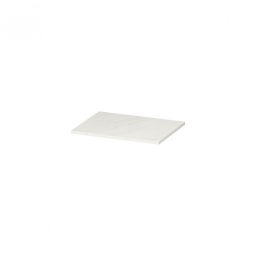 Blat pentru mobilier Larga Cersanit, 60cm, alb marmura