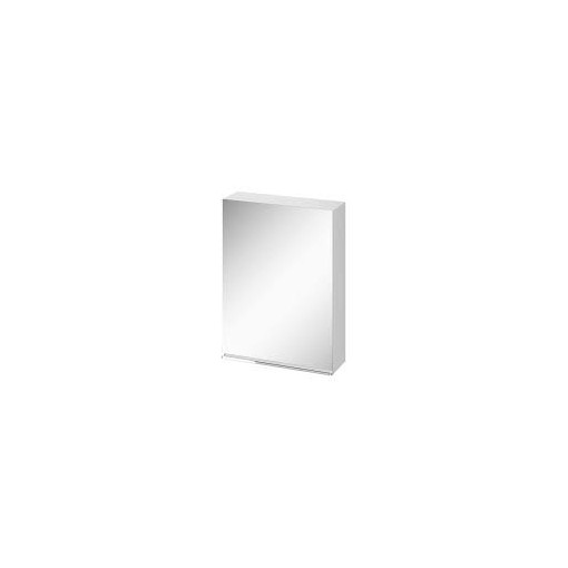 Dulap cu oglinda Cersanit Virgo alb cu manere cromate, 60x80 cm