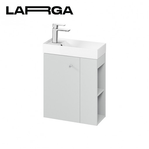 Dulap suspendat pentru lavoar Cersanit Larga, 50 x 22 cm gri