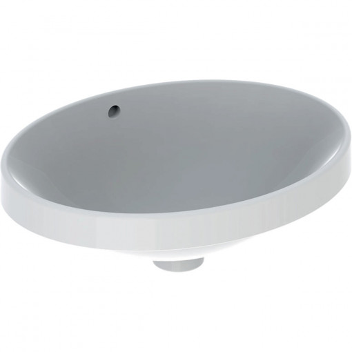 Lavoar oval Geberit VariForm, montaj incorporat
