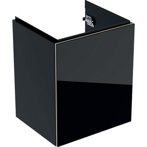 Mobilier Geberit Acanto pentru lavoar cu o usa, 45 cm, negru