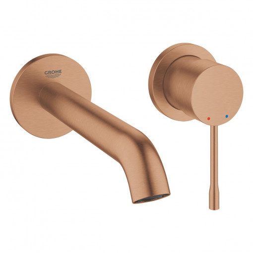 Baterie pentru lavoar Grohe Essence cu montaj incastrat, Cupru Mat