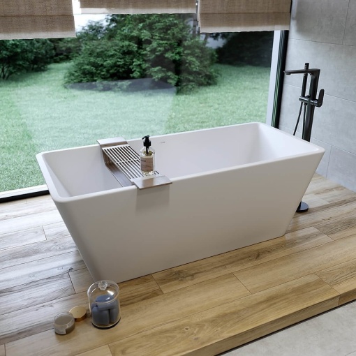 Cada rectangulara freestanding Crea Cersanit 162 x 72 cm