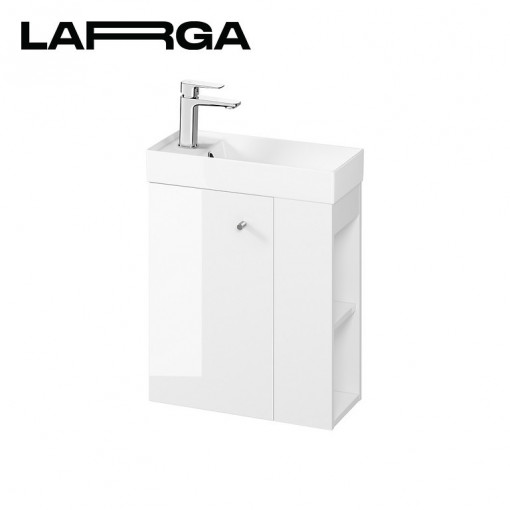 Dulap suspendat pentru lavoar Cersanit Larga, 50 x 22 cm alb