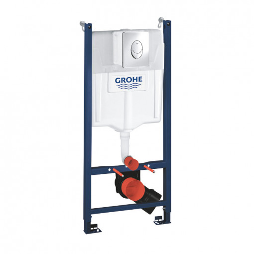 Promotie Pachet rezervor wc Grohe Rapid SL cu clapeta Skate Air crom lucios