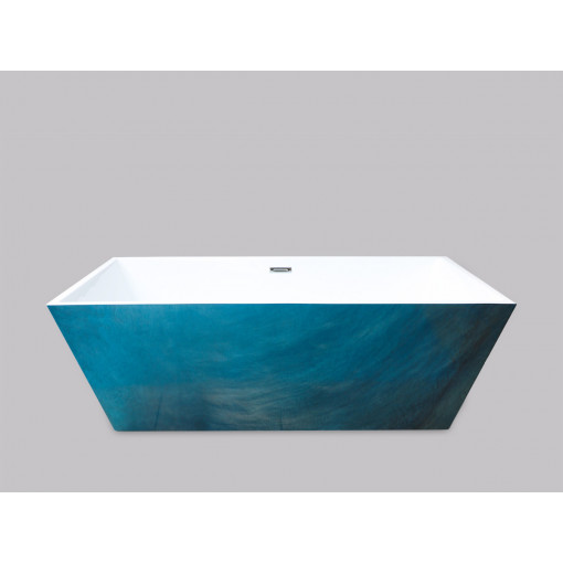 Cada freestanding West Pearly Blue, 170 x 80 cm