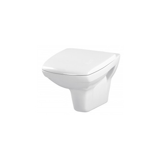 Set wc suspendat Cersanit Carina CleanOn cu capac antibacterian