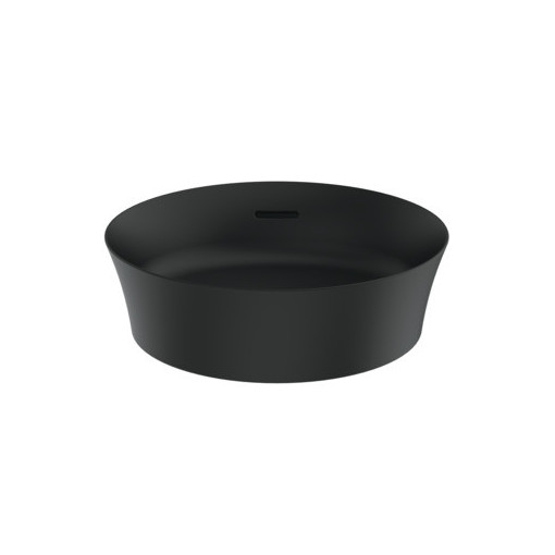 Lavoar bol cu preaplin si montaj pe blat Ideal Standard Ipalyss 40 cm, negru mat