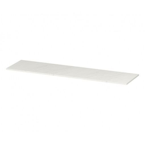 Blat pentru mobilier Larga Cersanit, 180 cm, alb cu design marmura