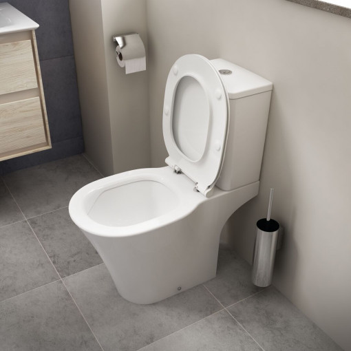 Vas wc stativ Ideal Standard Connect Air AquaBlade, scobit pentru combinat