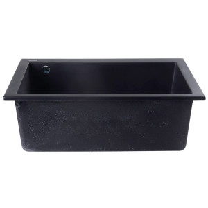 Chiuveta bucatarie granit CookingAid Cube ON5610 Neagra Nanostone Deep Black + accesorii montaj - Img 19