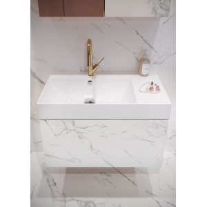 Lavoar pentru mobilier sau blat Inverto Cersanit , 80 cm - de dreapta - Img 1