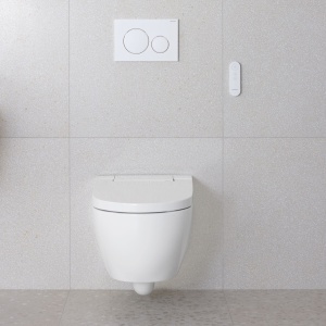 Vas wc suspendat cu functie de bideu si capac softclose Geberit AquaClean Alba + cadou Rezervor incastrat Geberit Delta cu clapeta - Img 5
