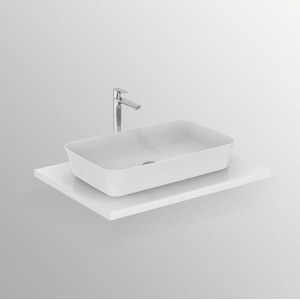 Lavoar cu montaj pe blat Ideal Standard Ipalyss 65 cm, alb - Img 4