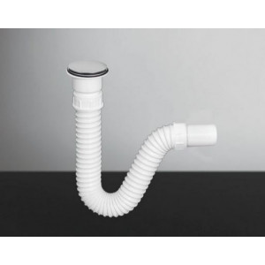 Sifon flexibil Heko Exclusive pentru lavoar, ventil Ø60 mm - Img 1
