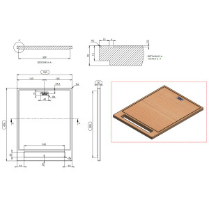 Tocator lemn CookingAid TASCA PREMIUM esenta tare – IROKO - Img 13