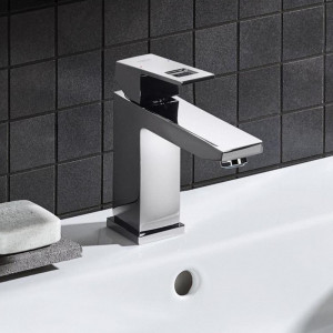 Baterie lavoar monocomanda Grohe Eurocube, crom - Img 1