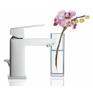 Baterie lavoar monocomanda Grohe Eurocube S, limitator debit, crom - Img 5
