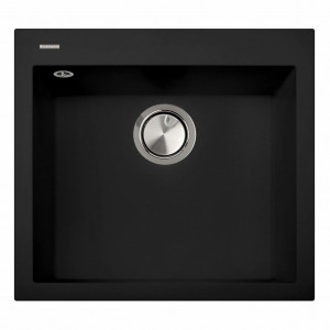 Chiuveta bucatarie granit CookingAid Cube ON5610 Neagra Nanostone Deep Black + accesorii montaj - Img 21