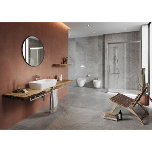 Lavoar pentru blat rectangular Cersanit City 60 cm - Img 5