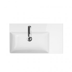 Lavoar pentru mobilier sau blat Inverto Cersanit , 80 cm - de dreapta - Img 3