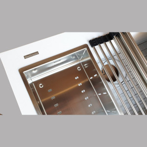 Scurgator INOX Tip Tavita Perforata pentru chiuveta 420*200*85mm sau 400*200*85mm - Img 5