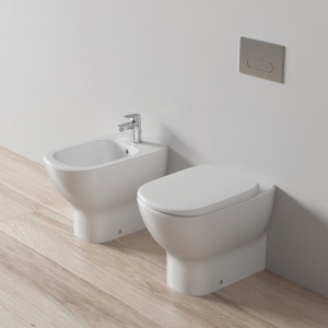 Vas wc stativ Ideal Standard Tesi AquaBlade, lipit de perete pentru rezervor incastrat - Img 2