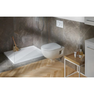 Vas WC suspendat Geberit Selnova Rimfree, forma partial inchisa - Img 2