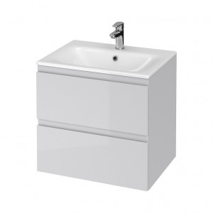 Set B274 mobilier cu lavoar Cersanit Moduo In, 60 cm gri - Img 1