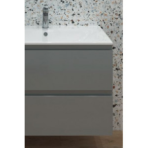 Set B276 mobilier cu lavoar Cersanit Moduo In, 80 cm gri - Img 4
