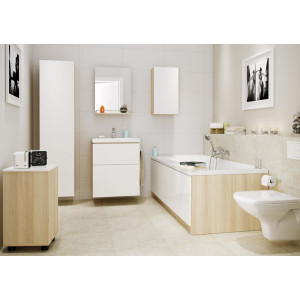 Set C37 Cersanit rezervor incastrat Aqua50 mecanic cu vas wc Carina CleanOn si capac cu inchidere lenta - Img 5