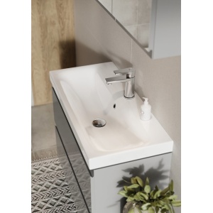 Set mobilier cu lavoar Cersanit Moduo, 50 cm gri - Img 5