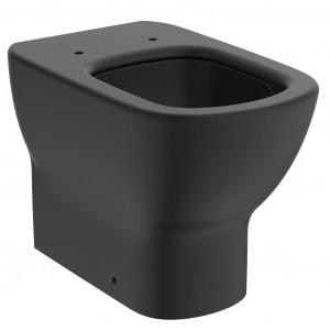 Vas wc stativ Aquablade cu capac soft close si bideu Tesi Ideal Standard, negru mat - Img 6