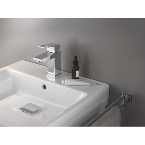 Baterie lavoar monocomanda Grohe Eurocube S, limitator debit, crom - Img 1