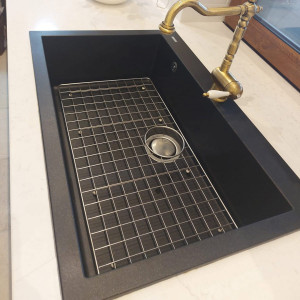 GRATAR PROTECTIE Fund Chiuveta granit / compozit / inox compatibil cu modelul Cube ON8410 si alte chiuvete - Img 4