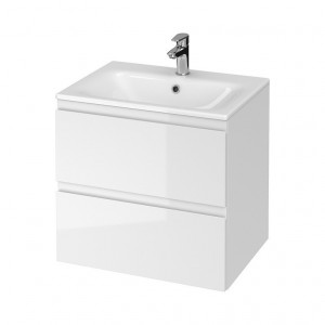 Set B275 mobilier cu lavoar Cersanit Moduo In, 60 cm alb - Img 1