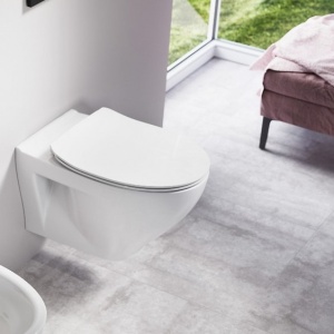 Vas wc suspendat cu capac soft close Moduo Cersanit CleanOn - Img 3
