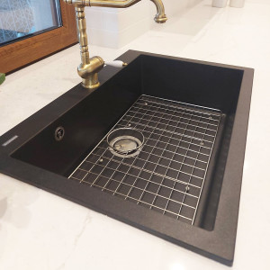 GRATAR PROTECTIE Fund Chiuveta granit / compozit / inox compatibil cu modelul Cube ON8410 si alte chiuvete - Img 5